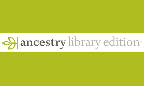 Ancestry library edition is available in the library